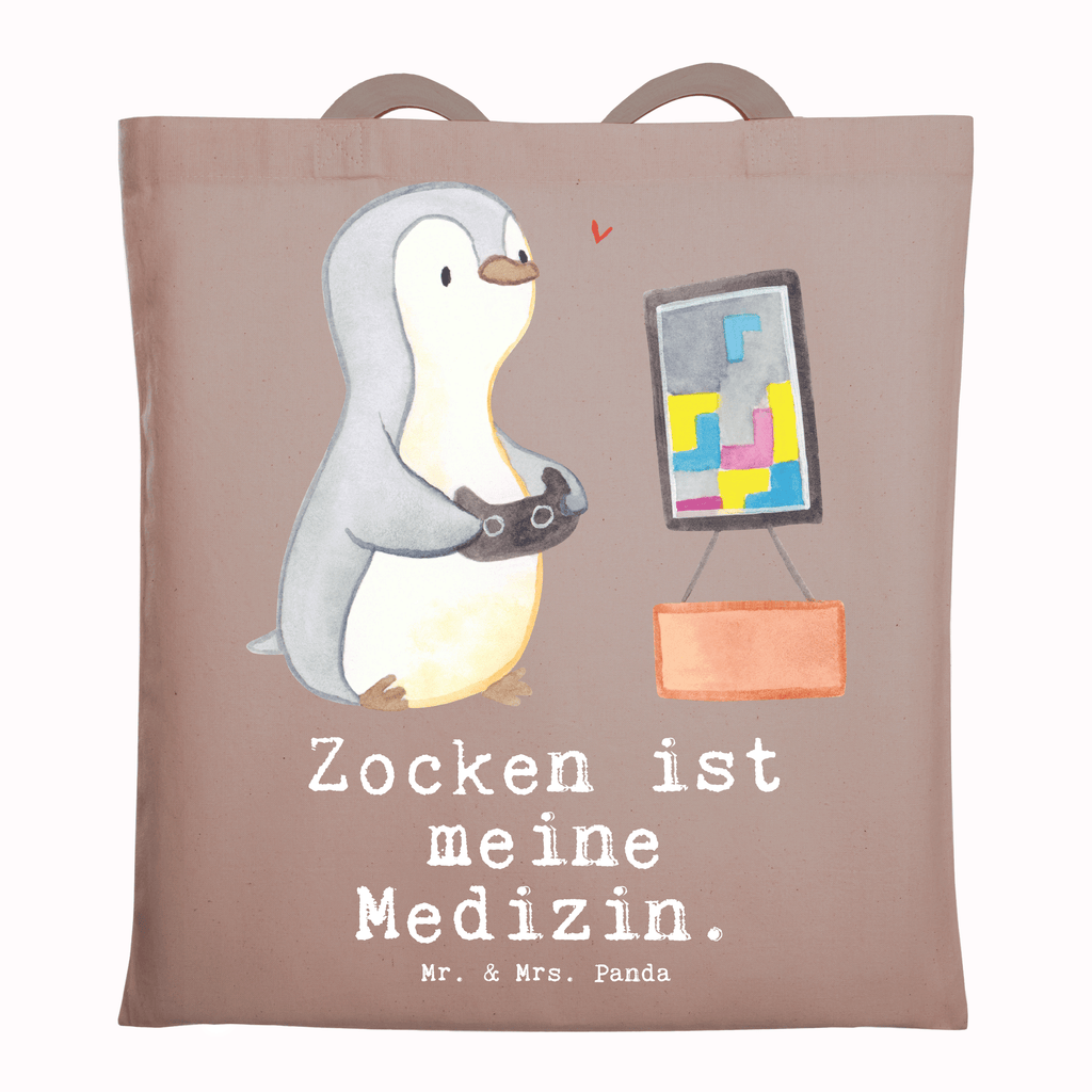 Tragetasche Pinguin Zocken Beuteltasche, Beutel, Einkaufstasche, Jutebeutel, Stoffbeutel, Tasche, Shopper, Umhängetasche, Strandtasche, Schultertasche, Stofftasche, Tragetasche, Badetasche, Jutetasche, Einkaufstüte, Laptoptasche, Geschenk, Sport, Sportart, Hobby, Schenken, Danke, Dankeschön, Auszeichnung, Gewinn, Sportler, Zocken, Gaming, Videospiele, Videogames