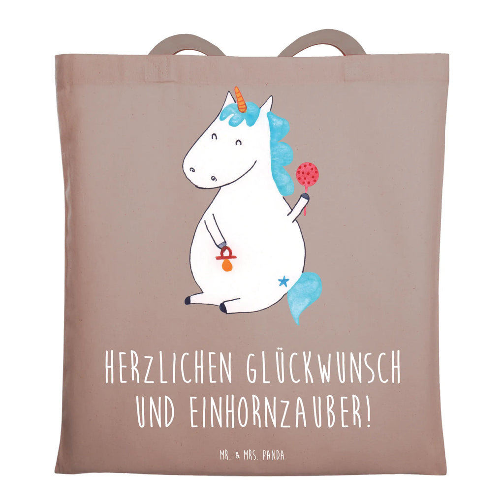 Tragetasche Einhorn Baby Beuteltasche, Beutel, Einkaufstasche, Jutebeutel, Stoffbeutel, Tasche, Shopper, Umhängetasche, Strandtasche, Schultertasche, Stofftasche, Tragetasche, Badetasche, Jutetasche, Einkaufstüte, Laptoptasche, Einhorn, Einhörner, Einhorn Deko, Unicorn, Mutter, Geburt, Geburtstag, erstes Kind, Baby, Babyglück, Nachwuchs, Eltern, Party, Kind, Schnuller