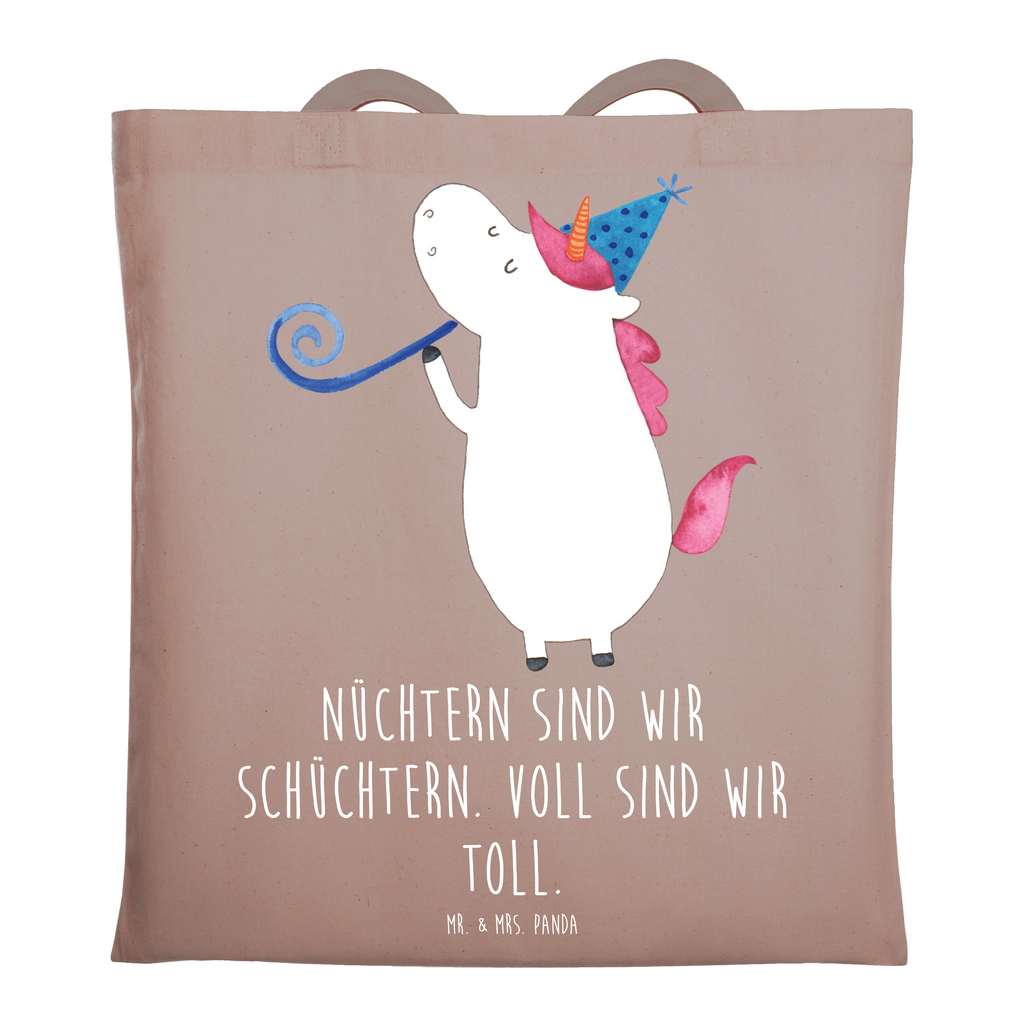 Tragetasche Einhorn Party Beuteltasche, Beutel, Einkaufstasche, Jutebeutel, Stoffbeutel, Tasche, Shopper, Umhängetasche, Strandtasche, Schultertasche, Stofftasche, Tragetasche, Badetasche, Jutetasche, Einkaufstüte, Laptoptasche, Einhorn, Einhörner, Einhorn Deko, Pegasus, Unicorn, Glitzer, Konfetti, Party, Geburtstag, Feier, Fest, Alkohol, Disco, Club