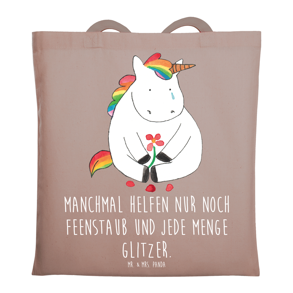 Tragetasche Einhorn Traurig Beuteltasche, Beutel, Einkaufstasche, Jutebeutel, Stoffbeutel, Tasche, Shopper, Umhängetasche, Strandtasche, Schultertasche, Stofftasche, Tragetasche, Badetasche, Jutetasche, Einkaufstüte, Laptoptasche, Einhorn, Einhörner, Einhorn Deko, Pegasus, Unicorn, Glitzer, Trösten. Freundschaft, Freunde, Liebe, Trauer, Grußkarte, Blume