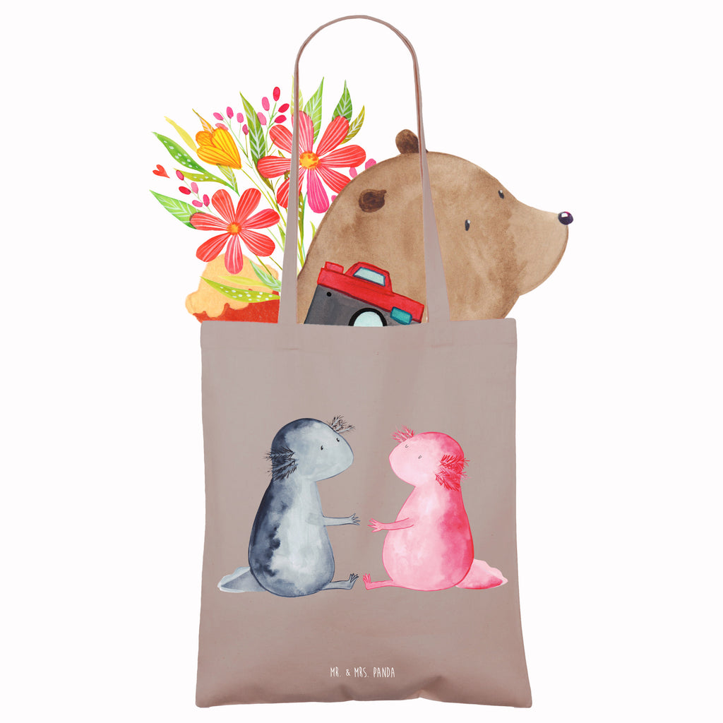 Tragetasche Axolotl Liebe Beuteltasche, Beutel, Einkaufstasche, Jutebeutel, Stoffbeutel, Tasche, Shopper, Umhängetasche, Strandtasche, Schultertasche, Stofftasche, Tragetasche, Badetasche, Jutetasche, Einkaufstüte, Laptoptasche, Axolotl, Molch, Axolot, Schwanzlurch, Lurch, Lurche, Liebe, große Liebe, Liebesbeweis, Freund, Verlobter, Ehemann, Jahrestag, Valentinstag