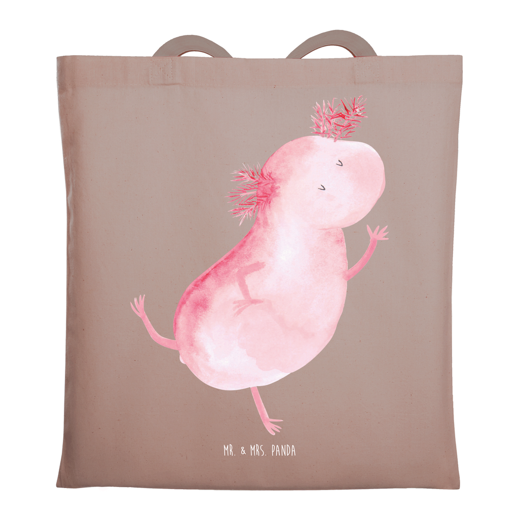 Tragetasche Axolotl Tanzen Beuteltasche, Beutel, Einkaufstasche, Jutebeutel, Stoffbeutel, Tasche, Shopper, Umhängetasche, Strandtasche, Schultertasche, Stofftasche, Tragetasche, Badetasche, Jutetasche, Einkaufstüte, Laptoptasche, Axolotl, Molch, Axolot, Schwanzlurch, Lurch, Lurche, Dachschaden, Sterne, verrückt, Freundin, beste Freundin