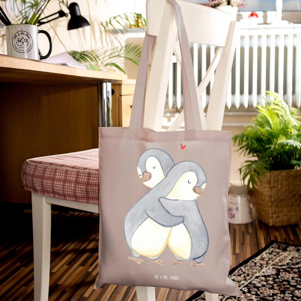 Tragetasche Pinguine Kuscheln Beuteltasche, Beutel, Einkaufstasche, Jutebeutel, Stoffbeutel, Tasche, Shopper, Umhängetasche, Strandtasche, Schultertasche, Stofftasche, Tragetasche, Badetasche, Jutetasche, Einkaufstüte, Laptoptasche, Liebe, Partner, Freund, Freundin, Ehemann, Ehefrau, Heiraten, Verlobung, Heiratsantrag, Liebesgeschenk, Jahrestag, Hocheitstag, Valentinstag, Geschenk für Frauen, Hochzeitstag, Mitbringsel, Geschenk für Freundin, Geschenk für Partner, Liebesbeweis, für Männer, für Ehemann