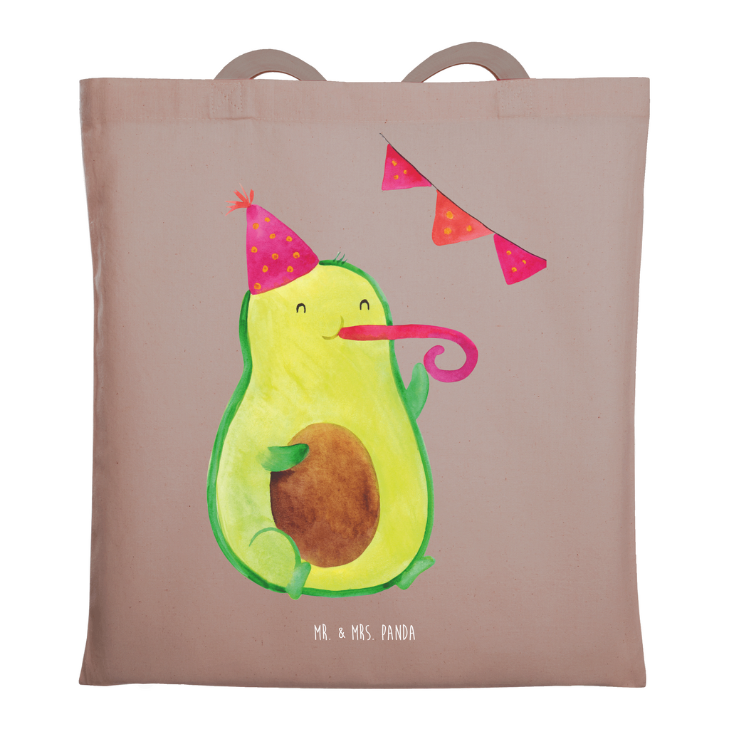 Tragetasche Avocado Party Time Beuteltasche, Beutel, Einkaufstasche, Jutebeutel, Stoffbeutel, Tasche, Shopper, Umhängetasche, Strandtasche, Schultertasche, Stofftasche, Tragetasche, Badetasche, Jutetasche, Einkaufstüte, Laptoptasche, Avocado, Veggie, Vegan, Gesund