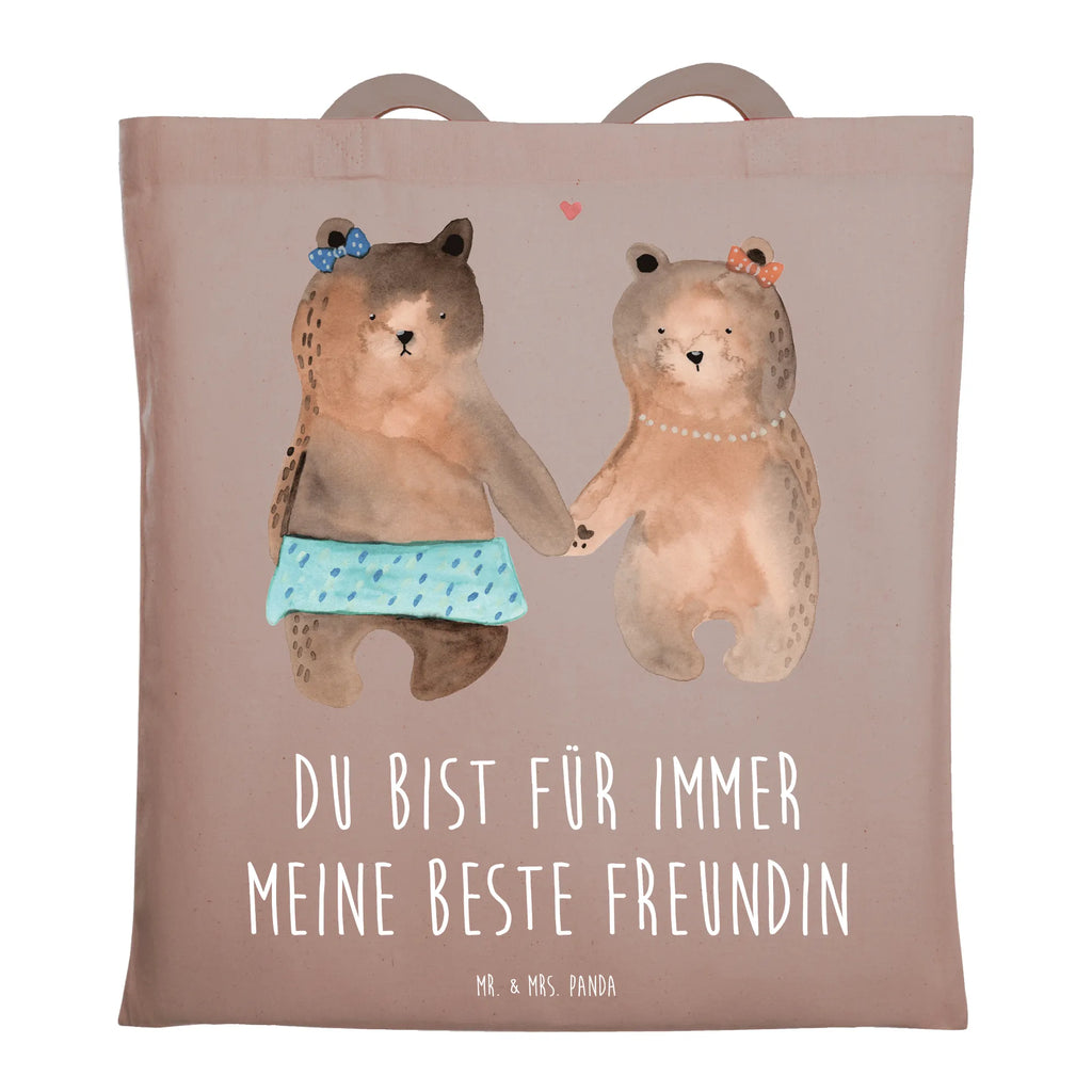 Tragetasche Bär Freundin Beuteltasche, Beutel, Einkaufstasche, Jutebeutel, Stoffbeutel, Tasche, Shopper, Umhängetasche, Strandtasche, Schultertasche, Stofftasche, Tragetasche, Badetasche, Jutetasche, Einkaufstüte, Laptoptasche, Bär, Teddy, Teddybär, Bär Freundin Beste Freund Liebe Liebesbeweis Verliebt Kumpel Kumpeliene