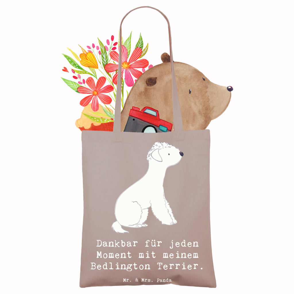 Tragetasche Bedlington Terrier Moment Beuteltasche, Beutel, Einkaufstasche, Jutebeutel, Stoffbeutel, Tasche, Shopper, Umhängetasche, Strandtasche, Schultertasche, Stofftasche, Tragetasche, Badetasche, Jutetasche, Einkaufstüte, Laptoptasche, Hund, Hunderasse, Rassehund, Hundebesitzer, Geschenk, Tierfreund, Schenken, Welpe, Bedlington Terrier, Terrier