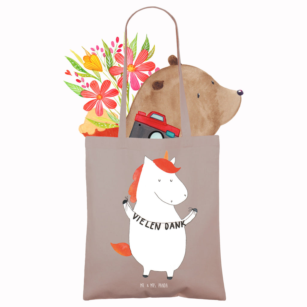 Tragetasche Einhorn Vielen Dank Beuteltasche, Beutel, Einkaufstasche, Jutebeutel, Stoffbeutel, Tasche, Shopper, Umhängetasche, Strandtasche, Schultertasche, Stofftasche, Tragetasche, Badetasche, Jutetasche, Einkaufstüte, Laptoptasche, Einhorn, Einhörner, Einhorn Deko, Pegasus, Unicorn, Danke, vielen Dank, Dankeschön, Danksagung