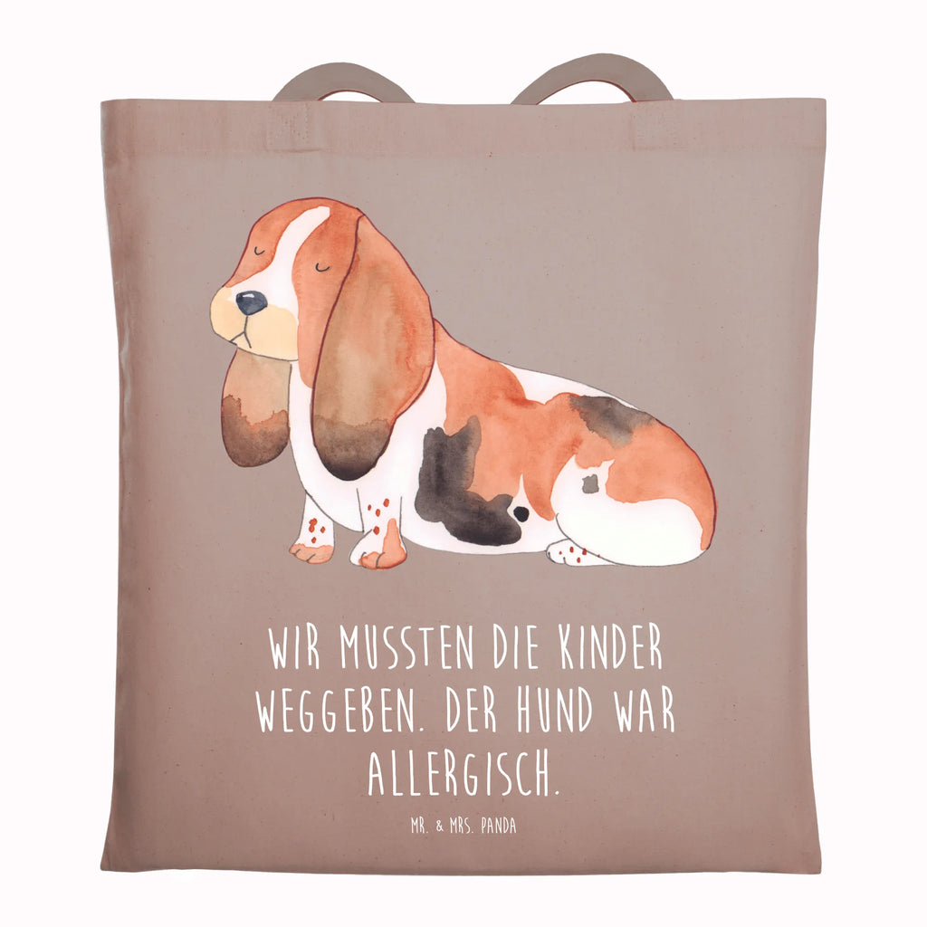 Tragetasche Hund Basset Hound Beuteltasche, Beutel, Einkaufstasche, Jutebeutel, Stoffbeutel, Tasche, Shopper, Umhängetasche, Strandtasche, Schultertasche, Stofftasche, Tragetasche, Badetasche, Jutetasche, Einkaufstüte, Laptoptasche, Hund, Hundemotiv, Haustier, Hunderasse, Tierliebhaber, Hundebesitzer, Sprüche, Basset Hound, Basset, Hundeliebe, kinderlos