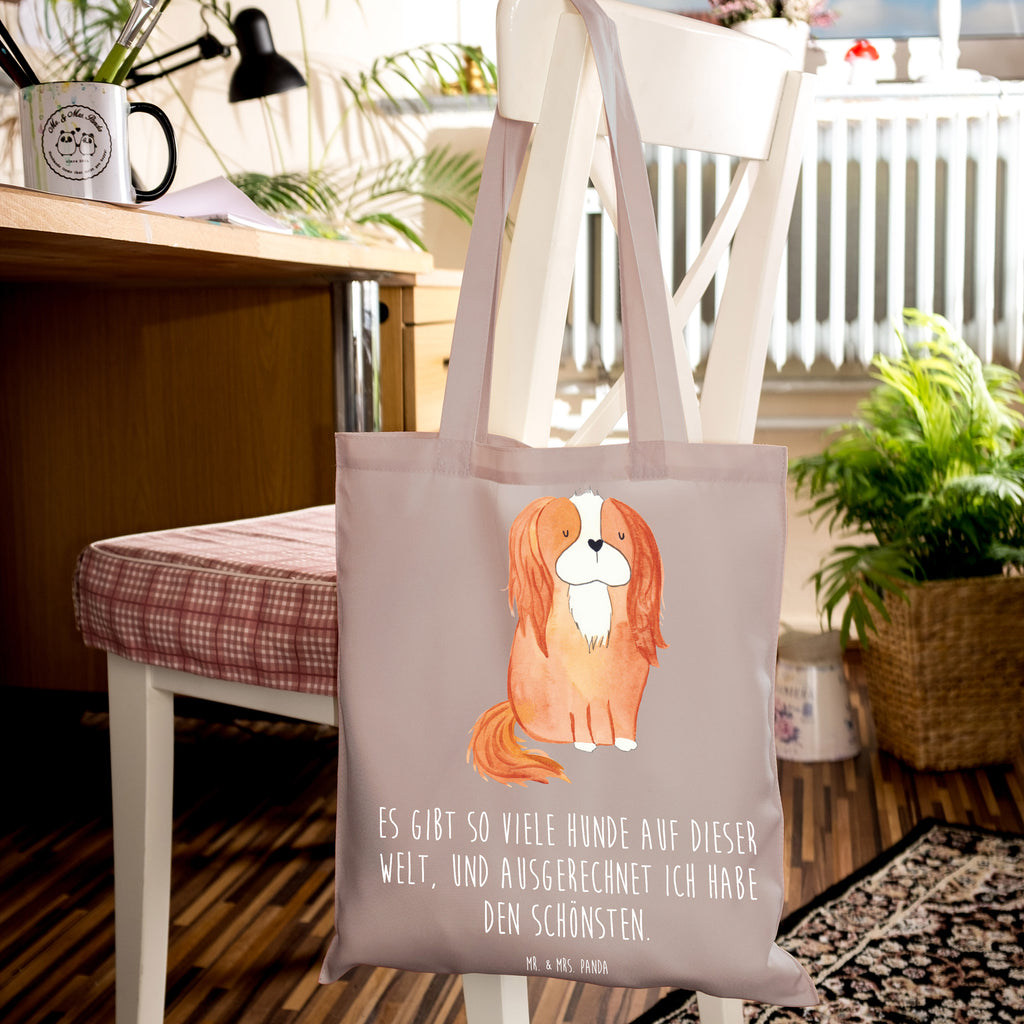 Tragetasche Hund Cavalier King Charles Spaniel Beuteltasche, Beutel, Einkaufstasche, Jutebeutel, Stoffbeutel, Tasche, Shopper, Umhängetasche, Strandtasche, Schultertasche, Stofftasche, Tragetasche, Badetasche, Jutetasche, Einkaufstüte, Laptoptasche, Hund, Hundemotiv, Haustier, Hunderasse, Tierliebhaber, Hundebesitzer, Sprüche, Cavalier King Charles Spaniel, Cockerspaniel, Spaniel, Spruch, schönster Hund