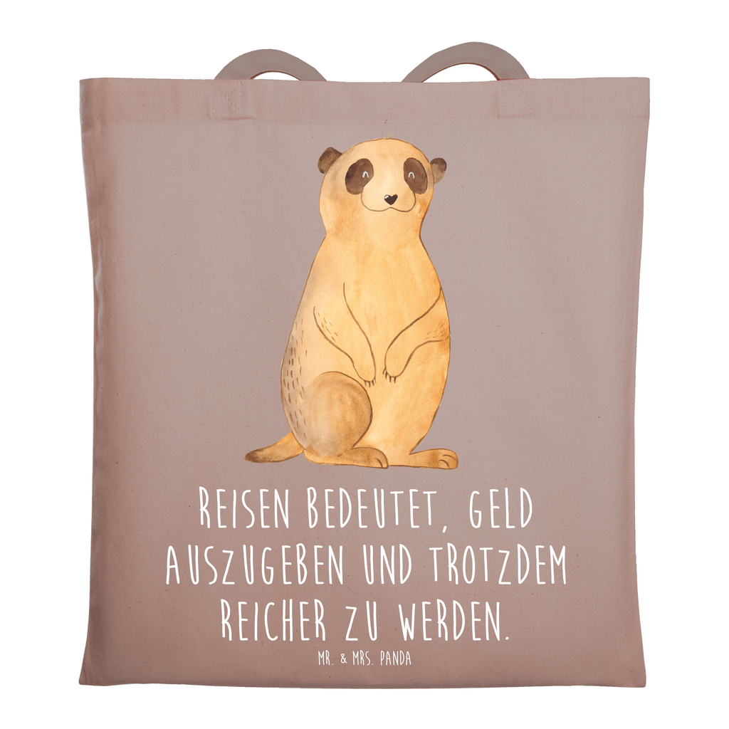 Tragetasche Erdmännchen Beuteltasche, Beutel, Einkaufstasche, Jutebeutel, Stoffbeutel, Tasche, Shopper, Umhängetasche, Strandtasche, Schultertasche, Stofftasche, Tragetasche, Badetasche, Jutetasche, Einkaufstüte, Laptoptasche, Afrika, Wildtiere, Erdmännchen, Reisen, Spruch, Weltreise, Afrikareise, Roadtrip, Traveling