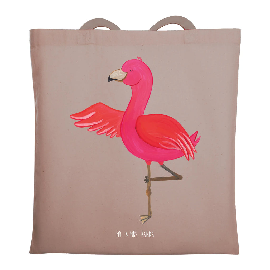 Tragetasche Flamingo Yoga Beuteltasche, Beutel, Einkaufstasche, Jutebeutel, Stoffbeutel, Tasche, Shopper, Umhängetasche, Strandtasche, Schultertasche, Stofftasche, Tragetasche, Badetasche, Jutetasche, Einkaufstüte, Laptoptasche, Flamingo, Vogel, Yoga, Namaste, Achtsamkeit, Yoga-Übung, Entspannung, Ärger, Aufregen, Tiefenentspannung