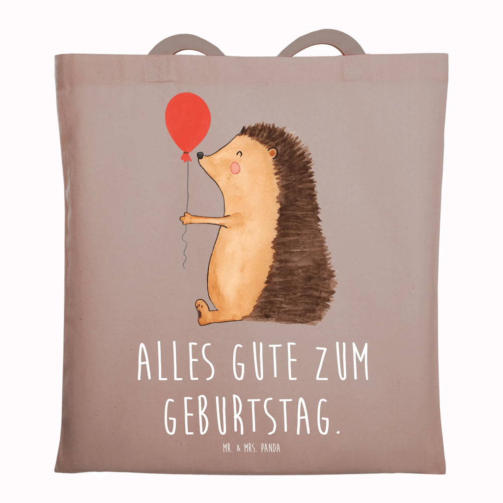 Tragetasche Igel Luftballon Beuteltasche, Beutel, Einkaufstasche, Jutebeutel, Stoffbeutel, Tasche, Shopper, Umhängetasche, Strandtasche, Schultertasche, Stofftasche, Tragetasche, Badetasche, Jutetasche, Einkaufstüte, Laptoptasche, Tiermotive, Gute Laune, lustige Sprüche, Tiere, Igel, Geburtstag, Herzlichen Glückwunsch, Glückwunsch, Geburtstagskind, Ballon, Happy Birthday