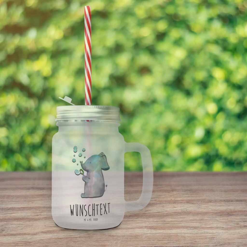 Personalisiertes Trinkglas Mason Jar Elefant Seifenblasen Personalisiertes Mason Jar, Personalisiertes Glas, Personalisiertes Trinkglas, Personalisiertes Henkelglas, Personalisiertes Sommerglas, Personalisiertes Einmachglas, Personalisiertes Cocktailglas, Personalisiertes Cocktail-Glas, mit Namen, Wunschtext, Wunschnamen, Mason Jar selbst bedrucken, Wunschglas mit Namen, Bedrucktes Trinkglas, Geschenk mit Namen, Tiermotive, Gute Laune, lustige Sprüche, Tiere, Elefant, Elefanten, Dickhäuter, Rüsseltier, Seifenblasen, Liebe, Heimat, Gefühl. Daheim, Liebesbeweis, Liebesspruch