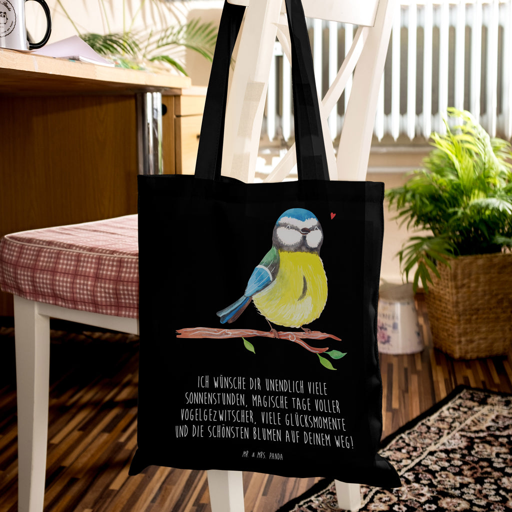 Tragetasche Vogel Blaumeise Beuteltasche, Beutel, Einkaufstasche, Jutebeutel, Stoffbeutel, Tasche, Shopper, Umhängetasche, Strandtasche, Schultertasche, Stofftasche, Tragetasche, Badetasche, Jutetasche, Einkaufstüte, Laptoptasche, Ostern, Osterhase, Ostergeschenke, Osternest, Osterdeko, Geschenke zu Ostern, Ostern Geschenk, Ostergeschenke Kinder, Ostern Kinder, Ostergrüße, Blaumeise, Vogel, liebe Grüße, Frühling, Frühlingsgefühle, Osterzeit