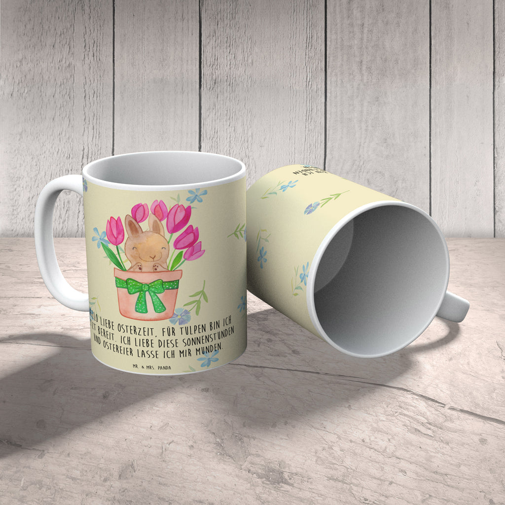 Tasse Hase Tulpen Tasse, Kaffeetasse, Teetasse, Becher, Kaffeebecher, Teebecher, Keramiktasse, Porzellantasse, Büro Tasse, Geschenk Tasse, Tasse Sprüche, Tasse Motive, Kaffeetassen, Tasse bedrucken, Designer Tasse, Cappuccino Tassen, Schöne Teetassen, Ostern, Osterhase, Ostergeschenke, Osternest, Osterdeko, Geschenke zu Ostern, Ostern Geschenk, Ostergeschenke Kinder, Ostern Kinder, Hase, Ostergeschenk, Tulpen, Blumenstrauß, Alternative zu Blumen