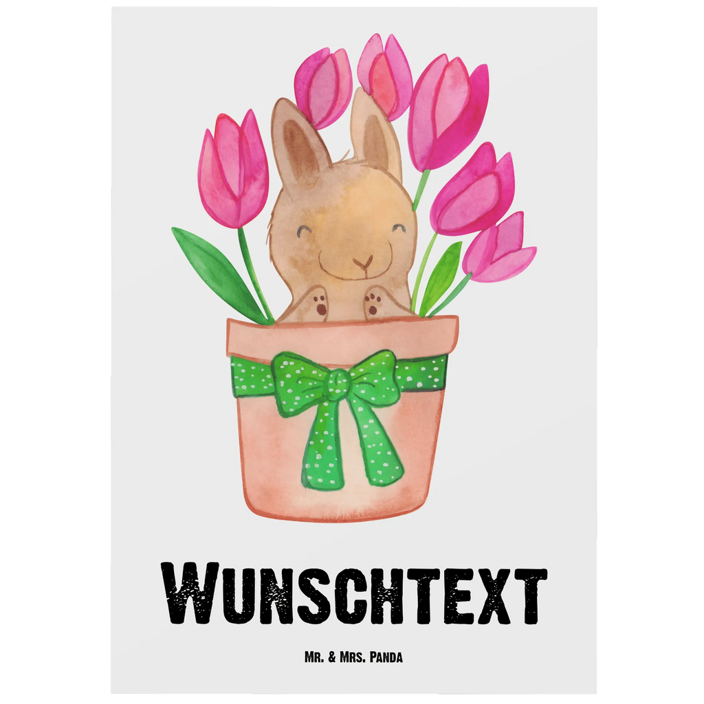 Personalisierte Postkarte Hase Tulpen Postkarte mit Namen, Postkarte bedrucken, Postkarte mit Wunschtext, Postkarte personalisierbar, Geschenkkarte mit Namen, Grußkarte mit Namen, Karte mit Namen, Einladung mit Namen, Ansichtskarte mit Namen, Geschenkkarte mit Wunschtext, Grußkarte mit Wunschtext, Karte mit Wunschtext, Einladung mit Wunschtext, Ansichtskarte mit Wunschtext, Ostern, Osterhase, Ostergeschenke, Osternest, Osterdeko, Geschenke zu Ostern, Ostern Geschenk, Ostergeschenke Kinder, Ostern Kinder, Hase, Ostergeschenk, Tulpen, Blumenstrauß, Alternative zu Blumen