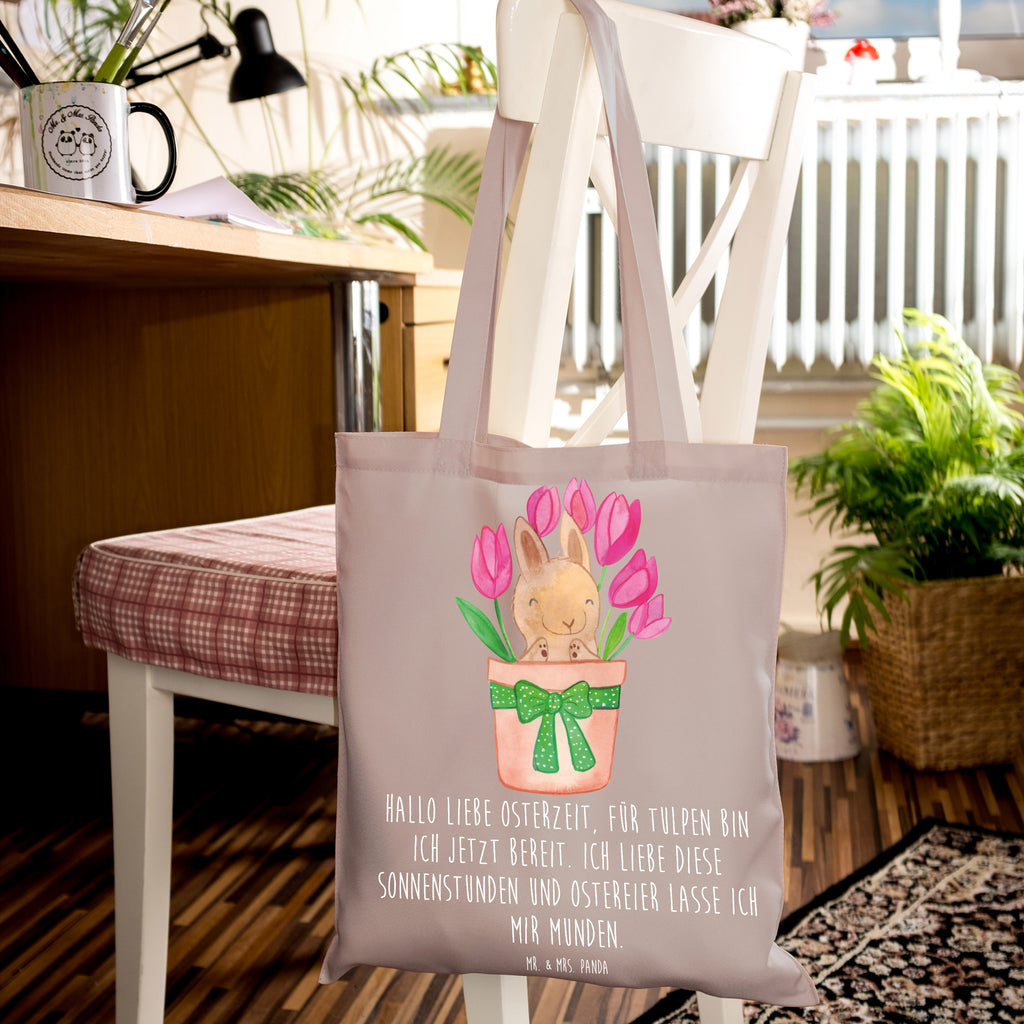 Tragetasche Hase Tulpen Beuteltasche, Beutel, Einkaufstasche, Jutebeutel, Stoffbeutel, Tasche, Shopper, Umhängetasche, Strandtasche, Schultertasche, Stofftasche, Tragetasche, Badetasche, Jutetasche, Einkaufstüte, Laptoptasche, Ostern, Osterhase, Ostergeschenke, Osternest, Osterdeko, Geschenke zu Ostern, Ostern Geschenk, Ostergeschenke Kinder, Ostern Kinder, Hase, Ostergeschenk, Tulpen, Blumenstrauß, Alternative zu Blumen