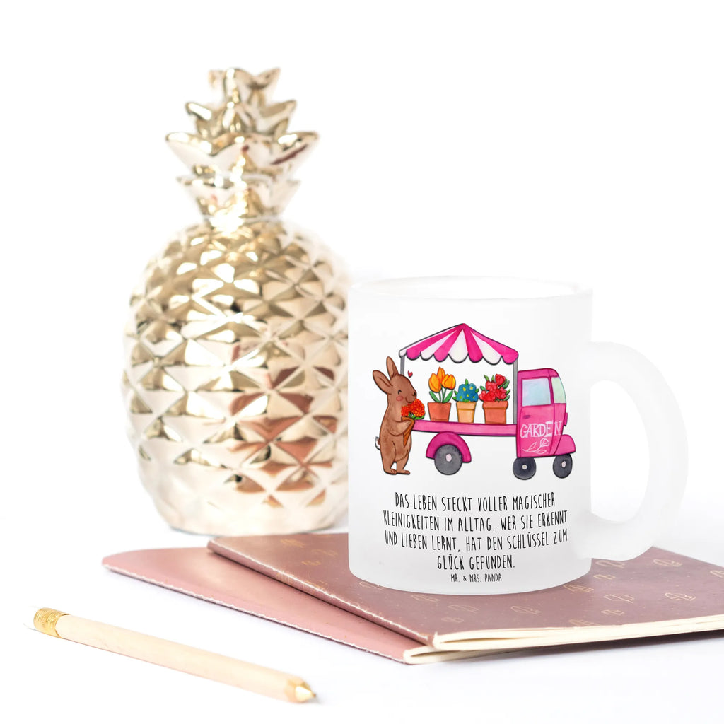 Teetasse Osterhase Blumenwagen Teetasse, Teeglas, Teebecher, Tasse mit Henkel, Tasse, Glas Teetasse, Teetasse aus Glas, Ostern, Osterhase, Ostergeschenke, Osternest, Osterdeko, Geschenke zu Ostern, Ostern Geschenk, Ostergeschenke Kinder, Ostern Kinder, Tulpen, Blumen