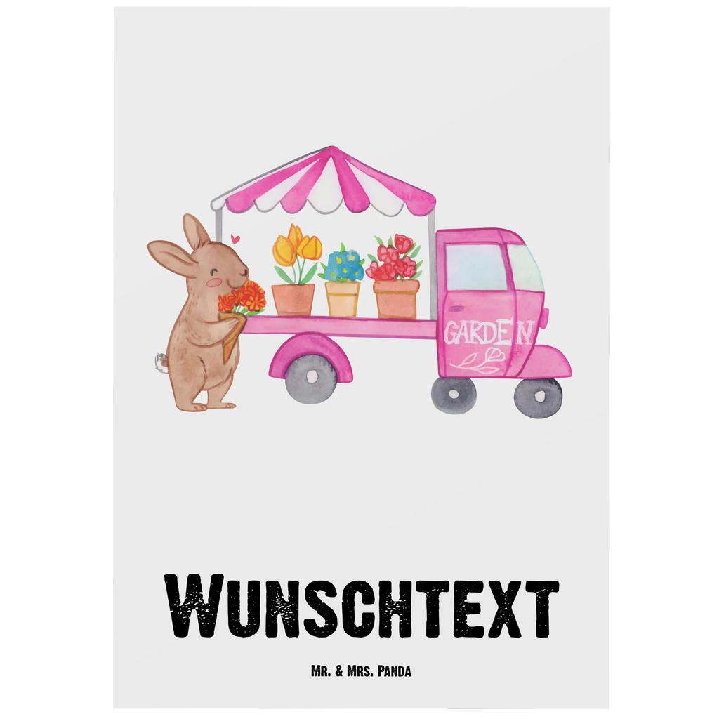 Personalisierte Postkarte Osterhase Blumenwagen Postkarte mit Namen, Postkarte bedrucken, Postkarte mit Wunschtext, Postkarte personalisierbar, Geschenkkarte mit Namen, Grußkarte mit Namen, Karte mit Namen, Einladung mit Namen, Ansichtskarte mit Namen, Geschenkkarte mit Wunschtext, Grußkarte mit Wunschtext, Karte mit Wunschtext, Einladung mit Wunschtext, Ansichtskarte mit Wunschtext, Ostern, Osterhase, Ostergeschenke, Osternest, Osterdeko, Geschenke zu Ostern, Ostern Geschenk, Ostergeschenke Kinder, Ostern Kinder, Tulpen, Blumen