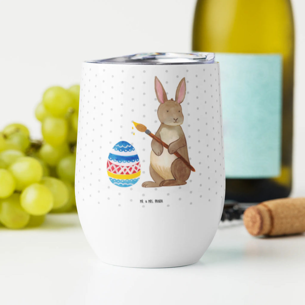 Weinbecher Hase Eiermalen Weinbecher, Glühwein Becher, Heißgetränke, Trinkbecher, Weinkelch, Weingläser, hochwertiger Weinbecher, Weinbecher Reisen, Weinbecher unterwegs, Thermobecher, Glühweinbecher, Ostern, Osterhase, Ostergeschenke, Osternest, Osterdeko, Geschenke zu Ostern, Ostern Geschenk, Ostergeschenke Kinder, Ostern Kinder, Frohe Ostern, Ostergrüße, Osterblume, Osterei, bemalte Ostereier, Hase, Kaninchen, Eiermalen