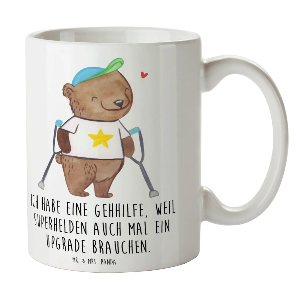 Tasse Bär Gehhilfen Tasse, Kaffeetasse, Teetasse, Becher, Kaffeebecher, Teebecher, Keramiktasse, Porzellantasse, Büro Tasse, Geschenk Tasse, Tasse Sprüche, Tasse Motive, Kaffeetassen, Tasse bedrucken, Designer Tasse, Cappuccino Tassen, Schöne Teetassen, Bär, Gehhilfe, Krücken