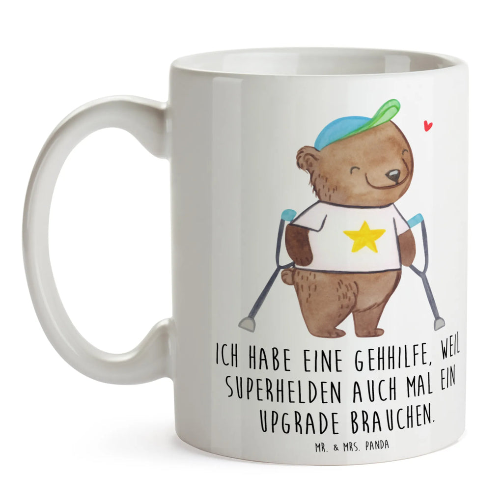 Tasse Bär Gehhilfen Tasse, Kaffeetasse, Teetasse, Becher, Kaffeebecher, Teebecher, Keramiktasse, Porzellantasse, Büro Tasse, Geschenk Tasse, Tasse Sprüche, Tasse Motive, Kaffeetassen, Tasse bedrucken, Designer Tasse, Cappuccino Tassen, Schöne Teetassen, Bär, Gehhilfe, Krücken