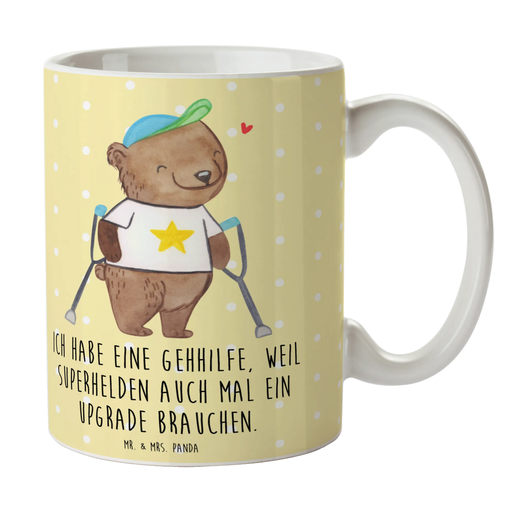 Tasse Bär Gehhilfen Tasse, Kaffeetasse, Teetasse, Becher, Kaffeebecher, Teebecher, Keramiktasse, Porzellantasse, Büro Tasse, Geschenk Tasse, Tasse Sprüche, Tasse Motive, Kaffeetassen, Tasse bedrucken, Designer Tasse, Cappuccino Tassen, Schöne Teetassen, Bär, Gehhilfe, Krücken