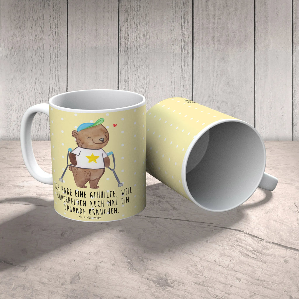 Tasse Bär Gehhilfen Tasse, Kaffeetasse, Teetasse, Becher, Kaffeebecher, Teebecher, Keramiktasse, Porzellantasse, Büro Tasse, Geschenk Tasse, Tasse Sprüche, Tasse Motive, Kaffeetassen, Tasse bedrucken, Designer Tasse, Cappuccino Tassen, Schöne Teetassen, Bär, Gehhilfe, Krücken