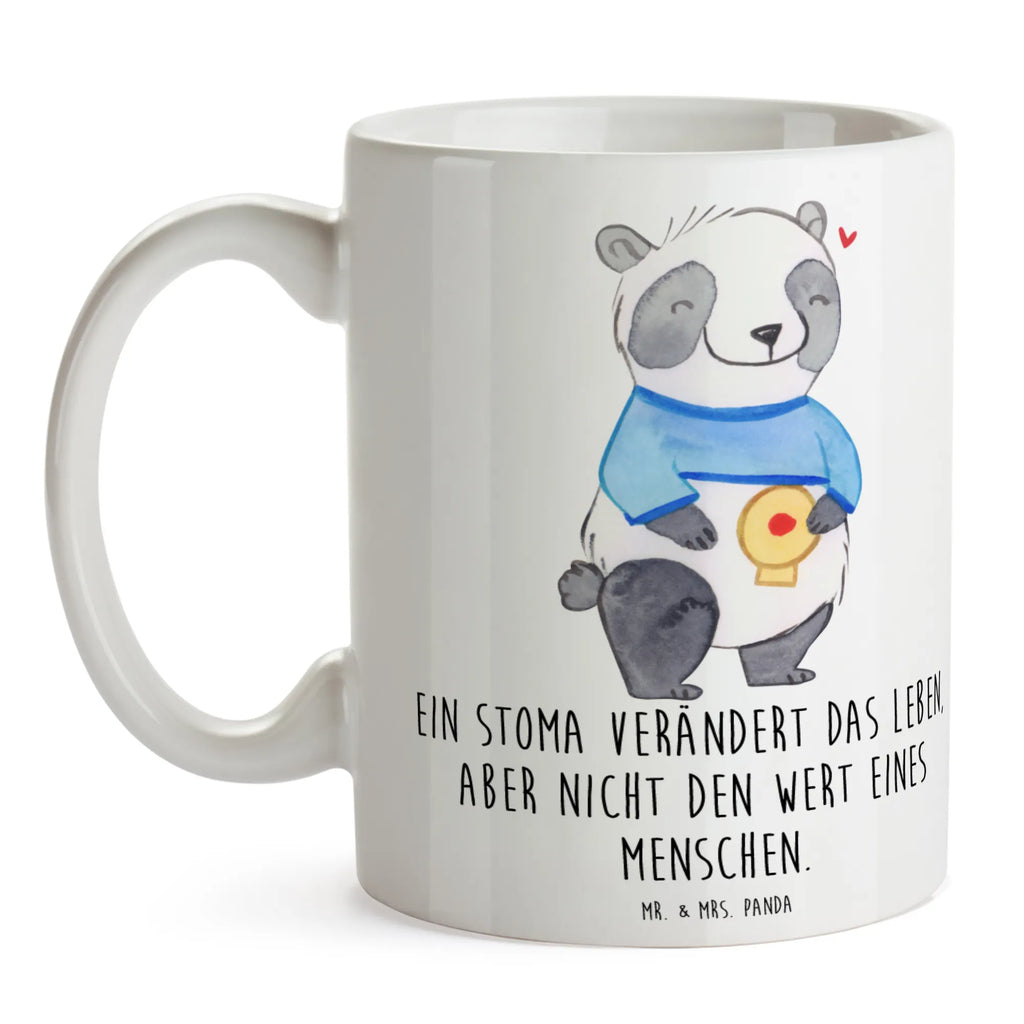 Tasse Panda künstlicher Darmausgang Tasse, Kaffeetasse, Teetasse, Becher, Kaffeebecher, Teebecher, Keramiktasse, Porzellantasse, Büro Tasse, Geschenk Tasse, Tasse Sprüche, Tasse Motive, Kaffeetassen, Tasse bedrucken, Designer Tasse, Cappuccino Tassen, Schöne Teetassen, Panda, künstlicher Darmausgang, Stoma, Stomabeutel