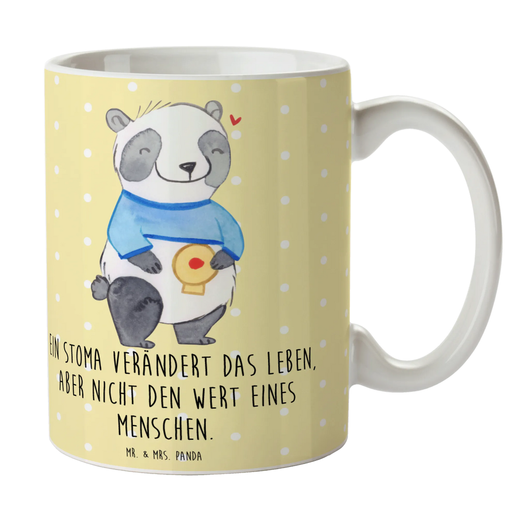 Tasse Panda künstlicher Darmausgang Tasse, Kaffeetasse, Teetasse, Becher, Kaffeebecher, Teebecher, Keramiktasse, Porzellantasse, Büro Tasse, Geschenk Tasse, Tasse Sprüche, Tasse Motive, Kaffeetassen, Tasse bedrucken, Designer Tasse, Cappuccino Tassen, Schöne Teetassen, Panda, künstlicher Darmausgang, Stoma, Stomabeutel