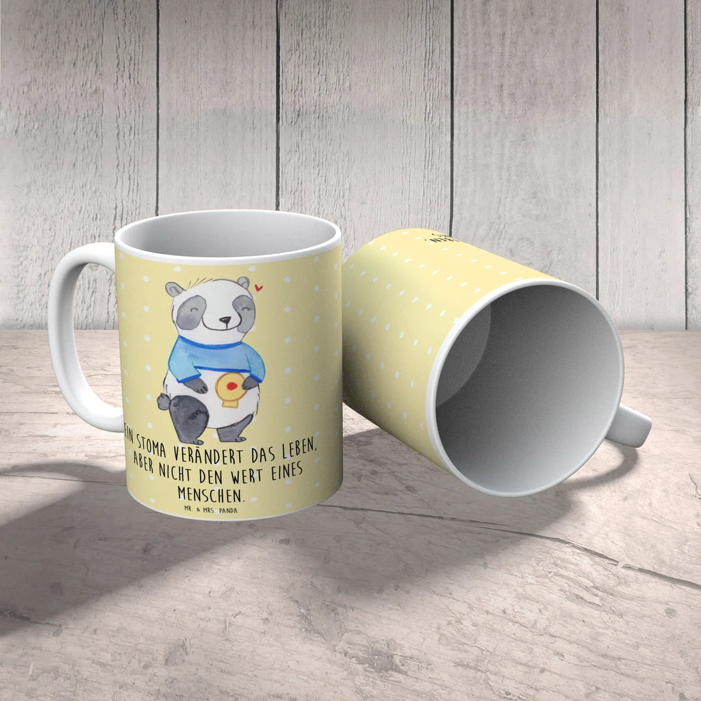 Tasse Panda künstlicher Darmausgang Tasse, Kaffeetasse, Teetasse, Becher, Kaffeebecher, Teebecher, Keramiktasse, Porzellantasse, Büro Tasse, Geschenk Tasse, Tasse Sprüche, Tasse Motive, Kaffeetassen, Tasse bedrucken, Designer Tasse, Cappuccino Tassen, Schöne Teetassen, Panda, künstlicher Darmausgang, Stoma, Stomabeutel