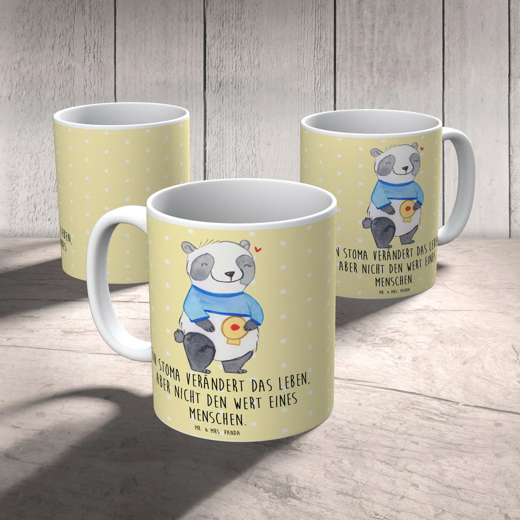 Tasse Panda künstlicher Darmausgang Tasse, Kaffeetasse, Teetasse, Becher, Kaffeebecher, Teebecher, Keramiktasse, Porzellantasse, Büro Tasse, Geschenk Tasse, Tasse Sprüche, Tasse Motive, Kaffeetassen, Tasse bedrucken, Designer Tasse, Cappuccino Tassen, Schöne Teetassen, Panda, künstlicher Darmausgang, Stoma, Stomabeutel