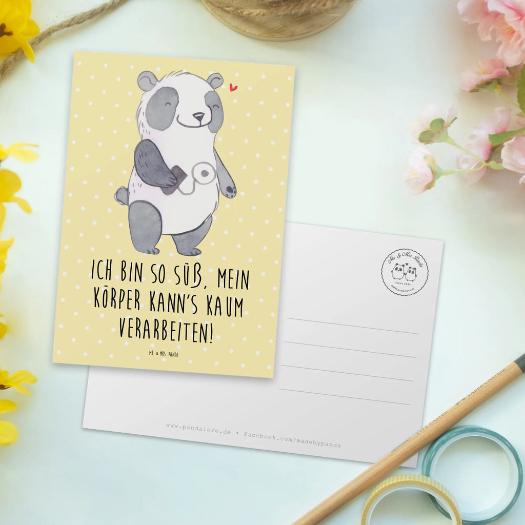 Postkarte Panda Insulinpumpe Postkarte, Karte, Geschenkkarte, Grußkarte, Einladung, Ansichtskarte, Geburtstagskarte, Einladungskarte, Dankeskarte, Ansichtskarten, Einladung Geburtstag, Einladungskarten Geburtstag, Panda, Diabetes, Diabetes mellitus, Insulinpumpe