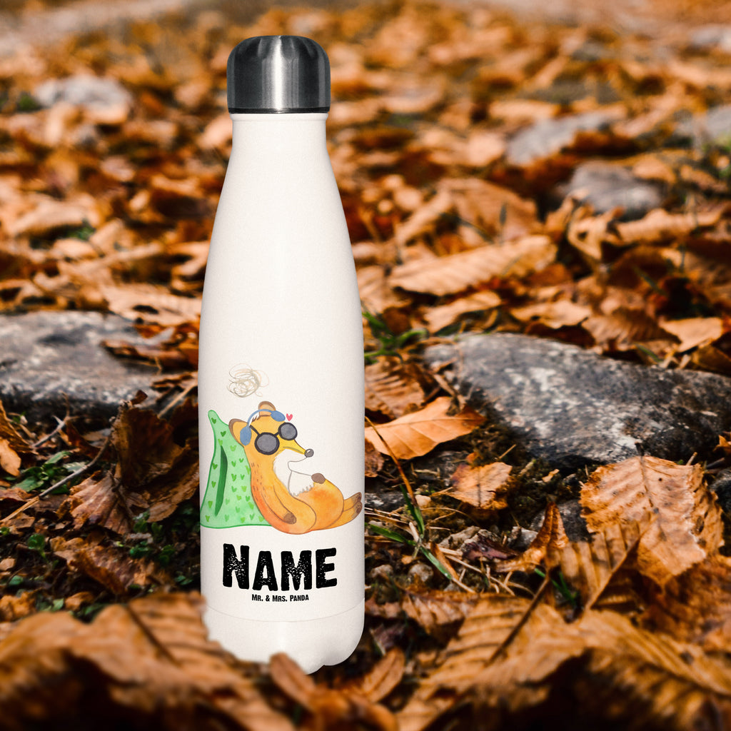 Personalisierte Thermosflasche Fuchs  Neurodiversität Personalisierte Isolierflasche, Personalisierte Thermoflasche, Personalisierte Trinkflasche, Trinkflasche Mit Namen, Wunschname, Bedrucken, Namensflasche, Neurodiversität, Fuchs, Fatigue, PEM