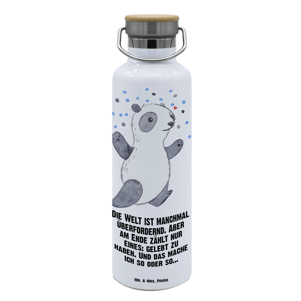 Trinkflasche Panda Bipolar Thermosflasche, Isolierflasche, Edelstahl, Trinkflasche, isoliert, Wamrhaltefunktion, Sportflasche, Flasche zum Sport, Sportlerflasche, Panda, bipolar, Bipolare Störung