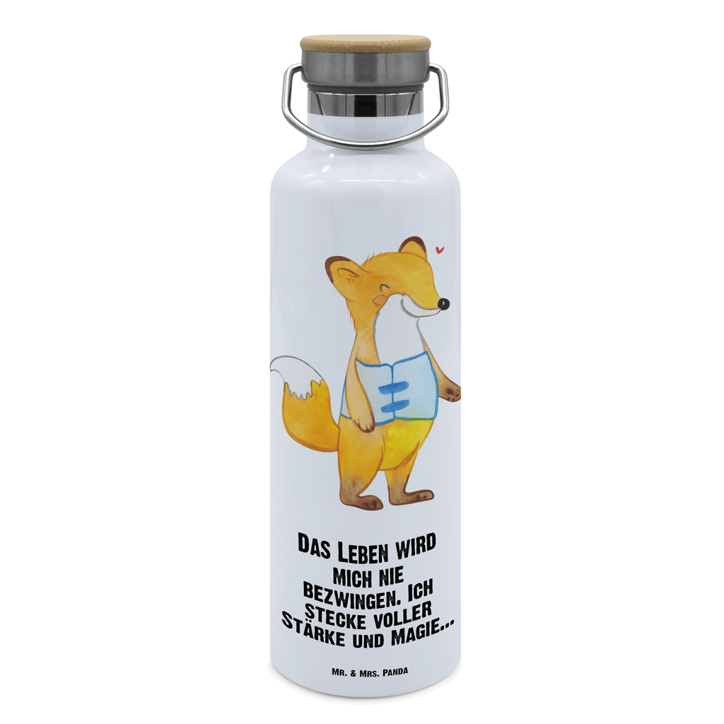 Trinkflasche Fuchs Orthopädisches Korsett Thermosflasche, Isolierflasche, Edelstahl, Trinkflasche, isoliert, Wamrhaltefunktion, Sportflasche, Flasche zum Sport, Sportlerflasche