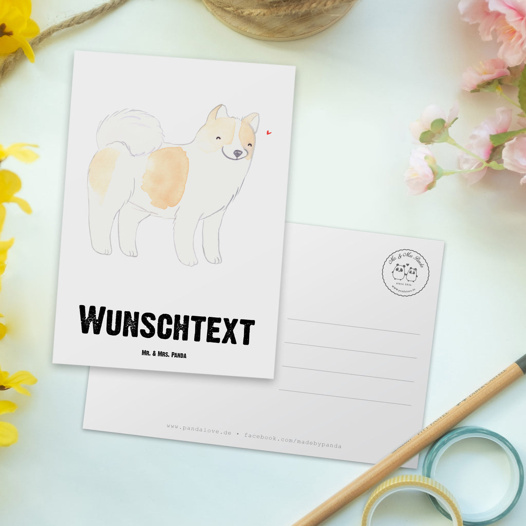 Personalisierte Postkarte Thai Bangkaew Lebensretter Postkarte mit Namen, Postkarte bedrucken, Postkarte mit Wunschtext, Postkarte personalisierbar, Geschenkkarte mit Namen, Grußkarte mit Namen, Karte mit Namen, Einladung mit Namen, Ansichtskarte mit Namen, Geschenkkarte mit Wunschtext, Grußkarte mit Wunschtext, Karte mit Wunschtext, Einladung mit Wunschtext, Ansichtskarte mit Wunschtext, Hund, Hunderasse, Rassehund, Hundebesitzer, Geschenk, Tierfreund, Schenken, Welpe, Thai Bangkaew Dog