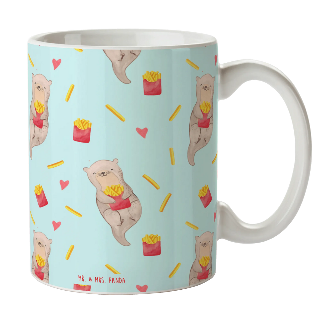 Tasse Otter Pommes Muster Tasse, Kaffeetasse, Teetasse, Becher, Kaffeebecher, Teebecher, Keramiktasse, Porzellantasse, Büro Tasse, Geschenk Tasse, Tasse Sprüche, Tasse Motive, Kaffeetassen, Tasse bedrucken, Designer Tasse, Cappuccino Tassen, Schöne Teetassen, Otter Muster, Pommes Muster, Otter, Pommes