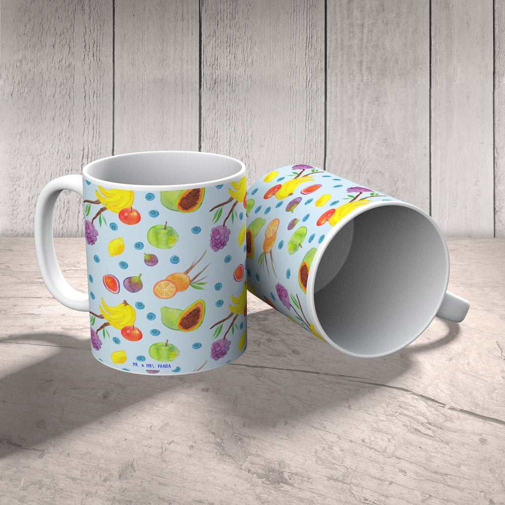 Tasse Obst Korb Muster Tasse, Kaffeetasse, Teetasse, Becher, Kaffeebecher, Teebecher, Keramiktasse, Porzellantasse, Büro Tasse, Geschenk Tasse, Tasse Sprüche, Tasse Motive, Kaffeetassen, Tasse bedrucken, Designer Tasse, Cappuccino Tassen, Schöne Teetassen, Obst Muster, Obstkorb, Früchte, Frucht Muster