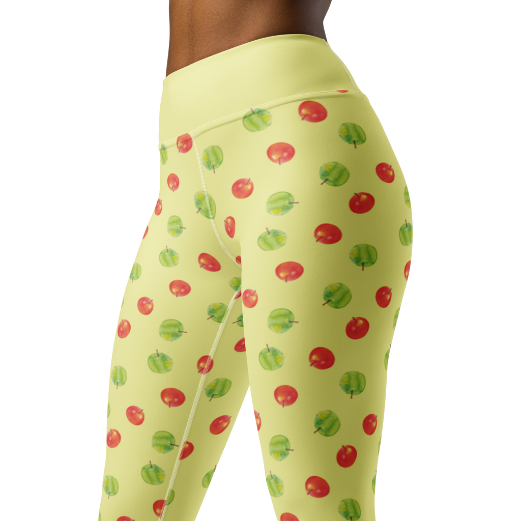 Yogahose Apfel Traum Muster Yogapants, Yogaleggings, Yogaleggins, Yogahose Damen, Yogahose, Frauen, Yogahose Mädchen, Yogahose Kinder, Yogahose Herren, Yogahose Männer, Apfel, Muster