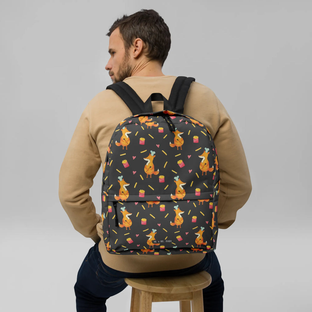 Rucksack Fuchs Pommes Muster Rucksack, Laptoprucksack, Notebookrucksack, Schulrucksack für Laptop, Arbeitsrucksack für Laptop, Reiserucksack für Laptop, Rucksack für Alltag, Rucksack für Schule, Rucksack für Uni, Rucksack für Notebook, Rucksack für Computer, wetterfester Rucksack, regenfester Rucksack, strapazierfähiger Rucksack, Fuchs Muster, Pommes Muster, Pommes, Fuchs, Pomes Frites