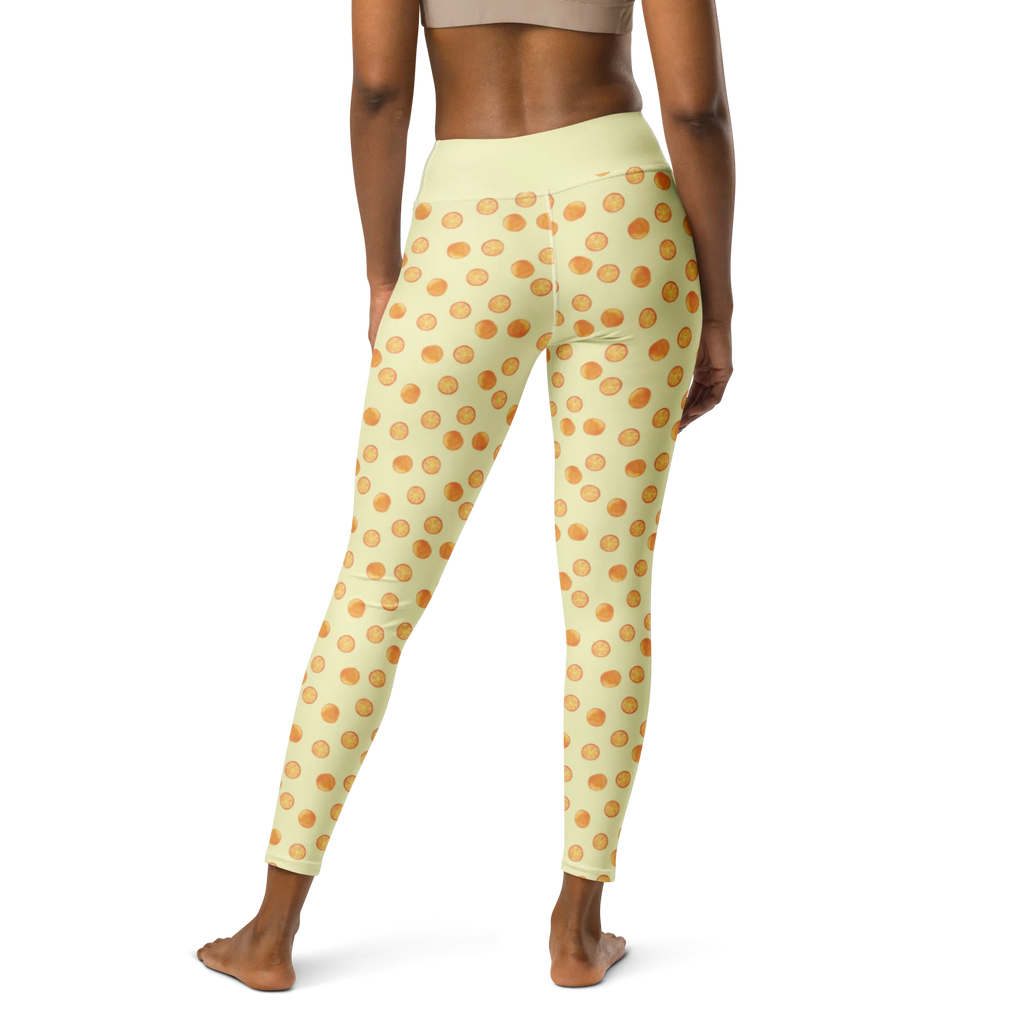 Yogahose Zitrus Orange Muster Yogapants, Yogaleggings, Yogaleggins, Yogahose Damen, Yogahose, Frauen, Yogahose Mädchen, Yogahose Kinder, Yogahose Herren, Yogahose Männer, Orangen Muster, Obst Muster, Orangen, Orange, Zitrusfrüchte