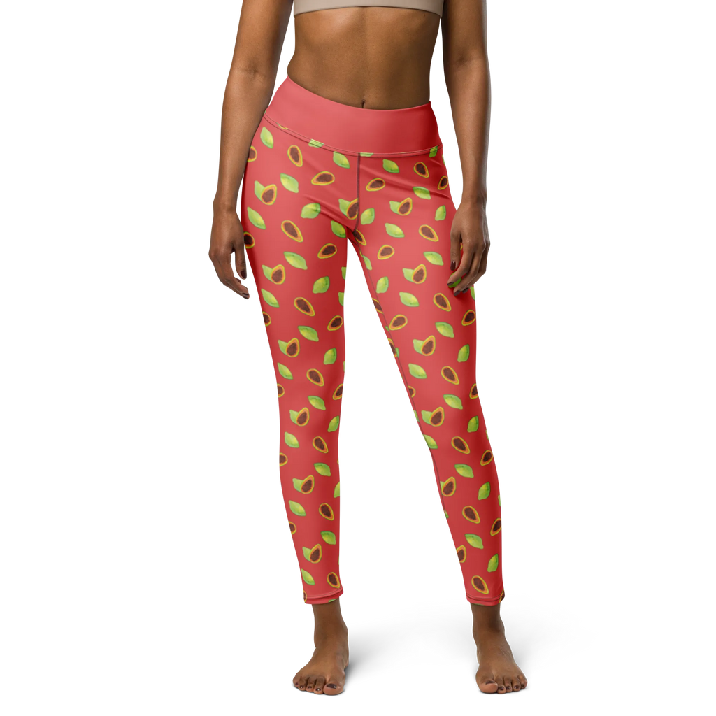 Yogahose Obst Papaya Muster Yogapants, Yogaleggings, Yogaleggins, Yogahose Damen, Yogahose, Frauen, Yogahose Mädchen, Yogahose Kinder, Yogahose Herren, Yogahose Männer, Papapya Muster, Obst Muster, Papayas