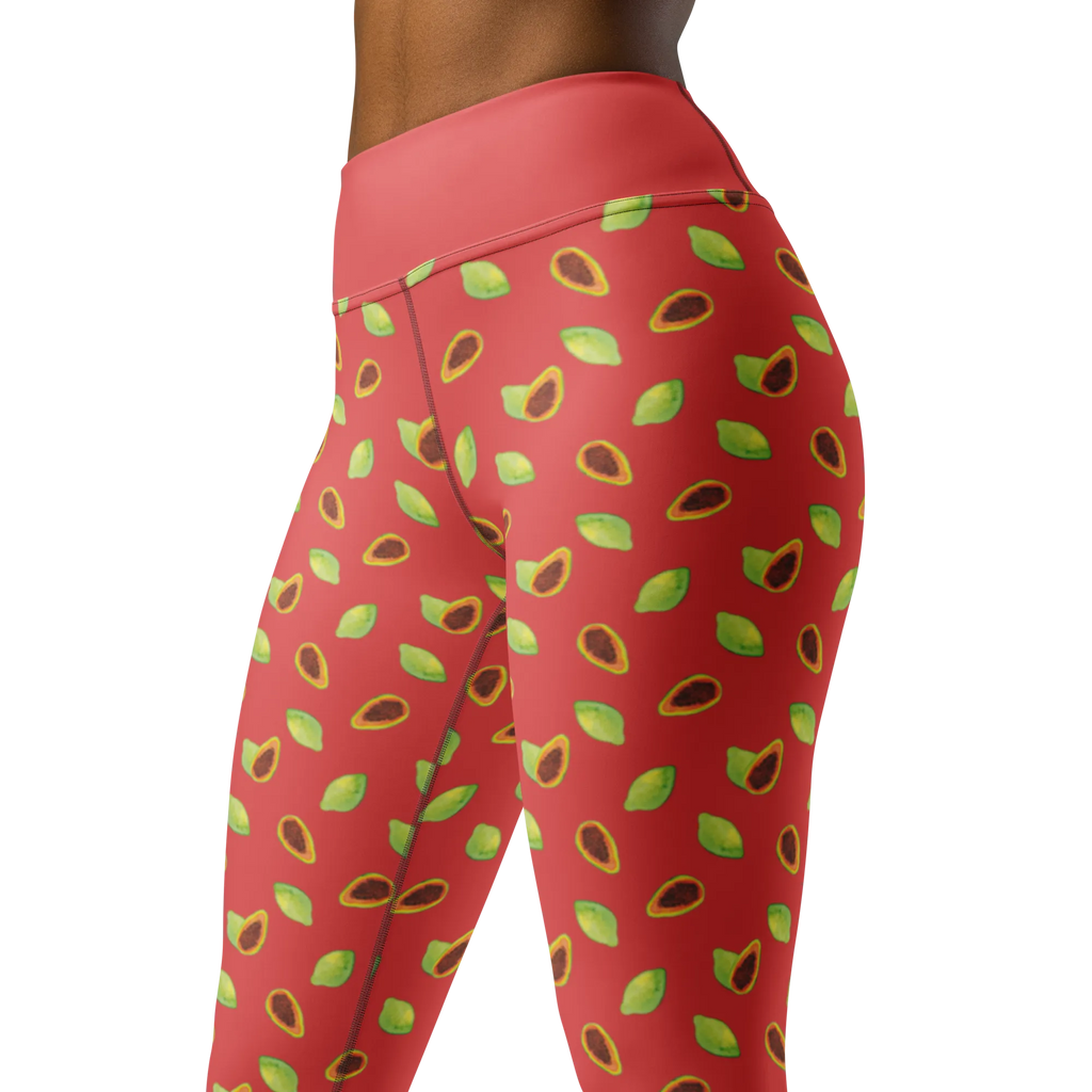 Yogahose Obst Papaya Muster Yogapants, Yogaleggings, Yogaleggins, Yogahose Damen, Yogahose, Frauen, Yogahose Mädchen, Yogahose Kinder, Yogahose Herren, Yogahose Männer, Papapya Muster, Obst Muster, Papayas