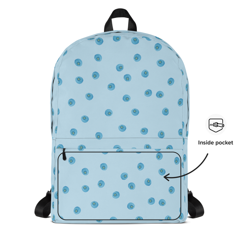 Rucksack Blaue Blaubeeren Muster Rucksack, Laptoprucksack, Notebookrucksack, Schulrucksack für Laptop, Arbeitsrucksack für Laptop, Reiserucksack für Laptop, Rucksack für Alltag, Rucksack für Schule, Rucksack für Uni, Rucksack für Notebook, Rucksack für Computer, wetterfester Rucksack, regenfester Rucksack, strapazierfähiger Rucksack, Blaubeeren Muster, Heidelbeeren Muster, Blueberries