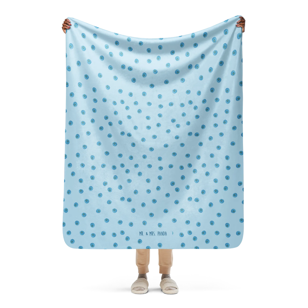 Sherpa Kuscheldecke Blaue Blaubeeren Muster Blaubeeren Muster, Heidelbeeren Muster, Blueberries