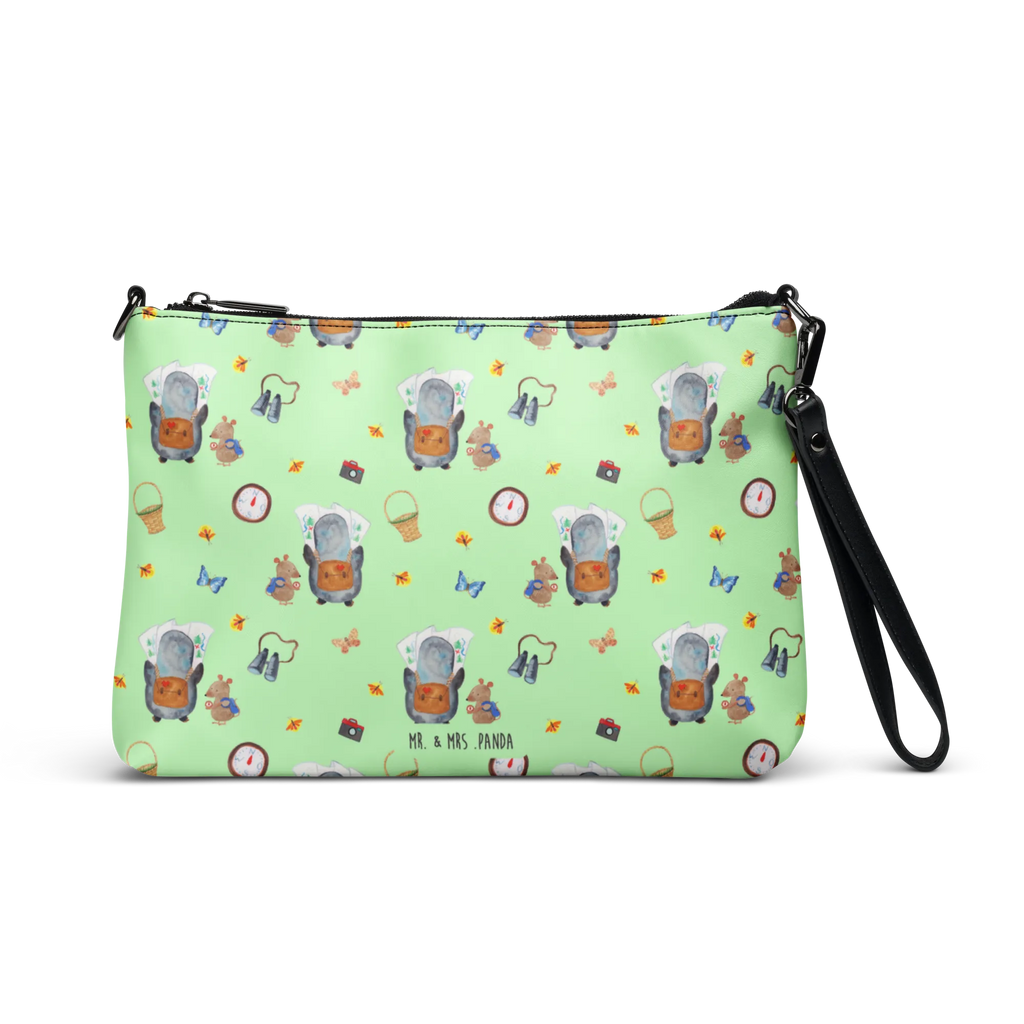 Handtasche Pinguin & Maus Wanderer Muster Handtasche, Umhängetasche, Henkeltasche, Taschen, Damentasche, Handtaschen Damen, Handtasche Damen, Umhängetasche Damen, Shopper Tasche, Kleine Umhängetasche, Abendtasche, Damen Umhängetasche, Kleine Handtasche Damen, Pinguin, Pinguine, Abenteurer, Abenteuer, Roadtrip, Ausflug, Wanderlust, wandern