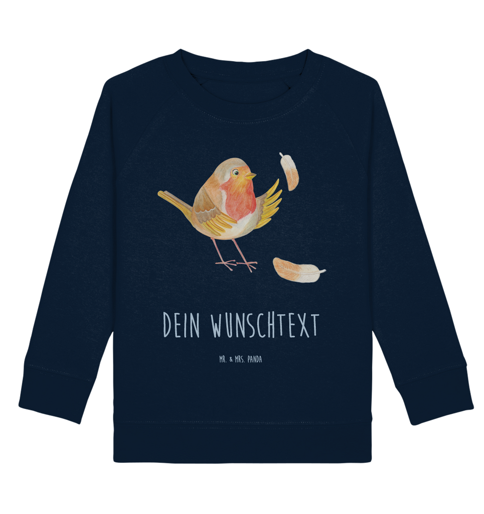 Personalisierter Kinder Pullover Rotkehlchen mit Federn Personalisierter Kinder Pullover, Personalisiertes Kinder Sweatshirt, Jungen, Mädchen, Tiermotive, Gute Laune, lustige Sprüche, Tiere, What if i fall, Rotkehlchen, Spruch Motivation, Spruch Mut, Vogel, Motivation Sprüche, Motivationsbilder, fliegen