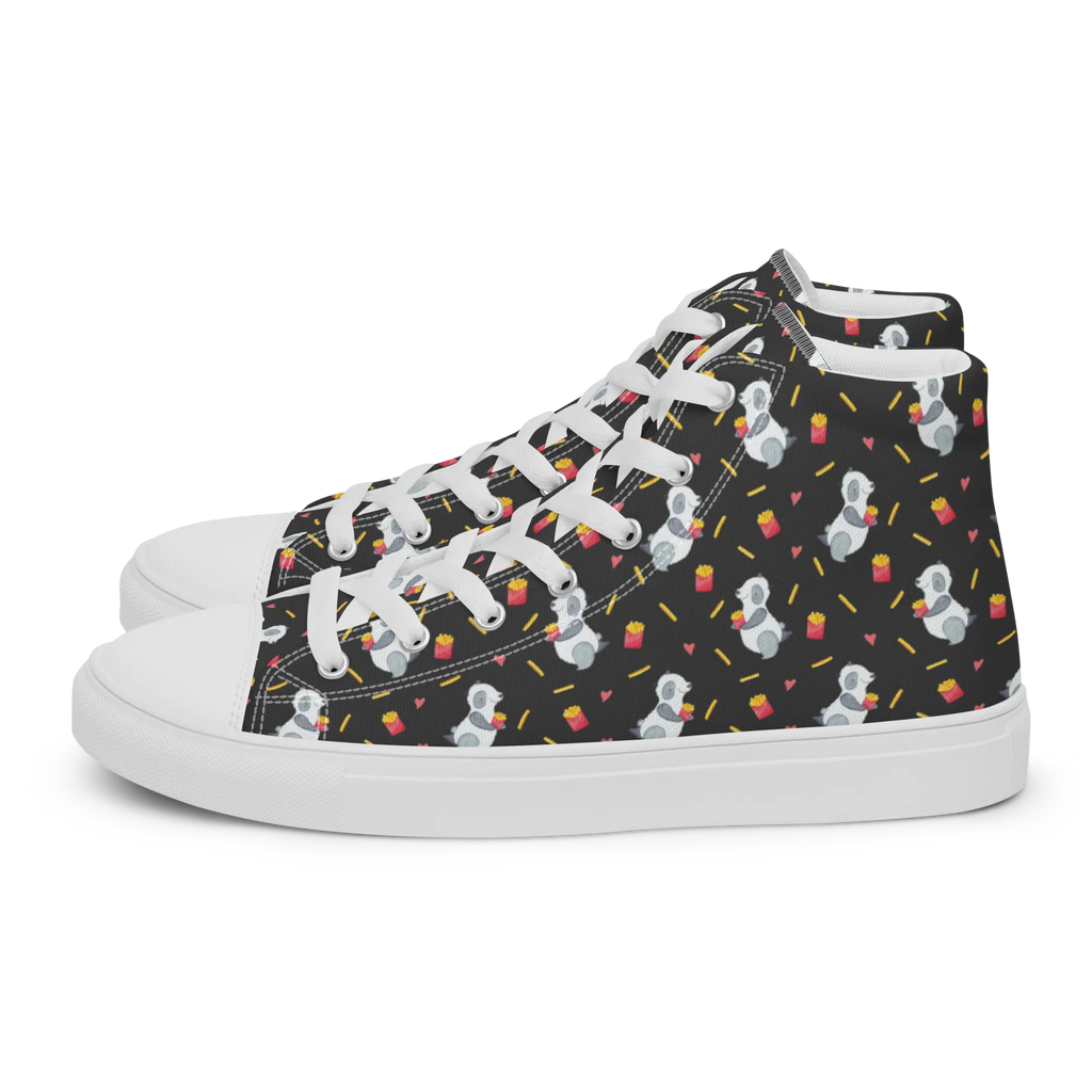 Damen Sneaker Black Edition Panda Pommes Muster Sneaker Damen, Damen Sneaker, Sportschuhe Damen, Turnschuhe Damen, Damen Sportschuhe, Schuhe Damen Sneaker, Damen Turnschuhe, Panda Muster, Pommes Muster, Panda, Pommes