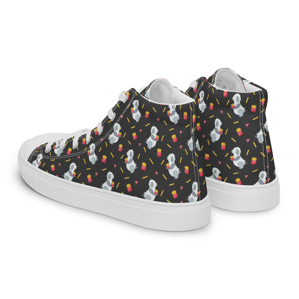 Damen Sneaker Black Edition Panda Pommes Muster Sneaker Damen, Damen Sneaker, Sportschuhe Damen, Turnschuhe Damen, Damen Sportschuhe, Schuhe Damen Sneaker, Damen Turnschuhe, Panda Muster, Pommes Muster, Panda, Pommes